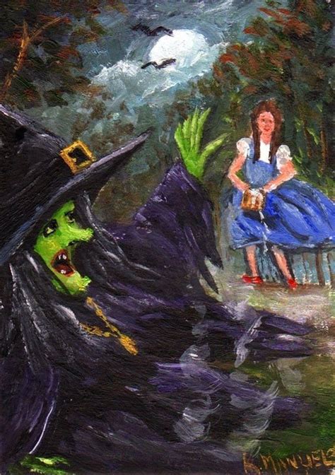 Melting green witch from the wizard of oz